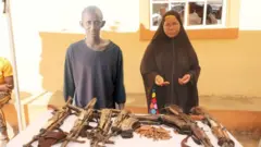 'Fake' foto of suspects wey Nigeria Police release