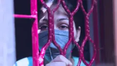 a lady in lockdown