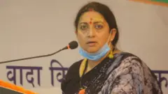 સ્મૃતિ ઈરાની કોરોના પૉઝિટિવ