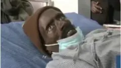 Kenyan man in morgue