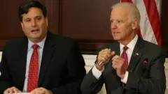 Ron Klain and Joe Biden on 13 November 2014
