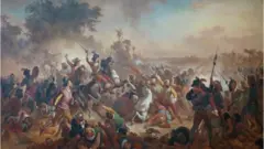 Quadro de Victor Meirelles de 1879 retrata Batalhas dos Guararapes