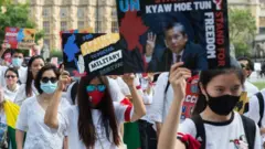 NUG ထောက်ခံပွဲတွေ ကမ္ဘာ့အနှံ့ ကျင်းပလာ