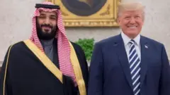 ترامب وولي العهد السعودي محمد بن سلمان