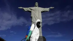 브라질의 누적 확진자 수는 전 세계에서 세 번째로 많다