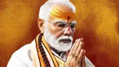 Illustration of Narendra Modi