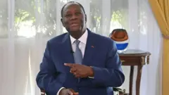 Alassane Ouattara, président de la Côte d'Ivoire