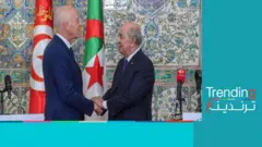 الرئيس الجزائري ونظيره التونسي