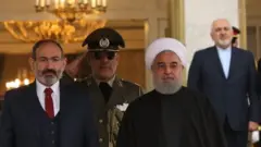 حسن روحانی و نیکول پاشینیان