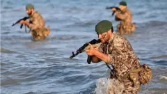 مانور نیروی زمینی سپاه در جزیره قشم