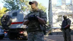 сотрудник Росгвардии в Крыму