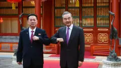 중국 외교부 공개 사진