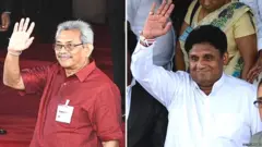 ගෝඨාභය රාජපක්ෂ සහ සජිත් ප්‍රේමදාස