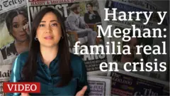 Harry y Meghan familia real en crisis
