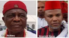 Guy Ikokwu na Nnamdi Kanu