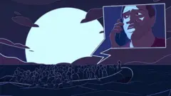 لیبیا کے پناہ گزینوں کی کشتی
