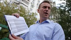 Оппозиционер Алексей Навальный