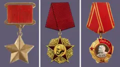 Soviet medals similar to those stolen