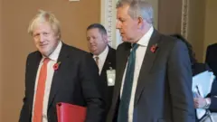 Boris Johnson and Sir Kim Darroch