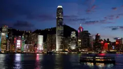 香港的夜景