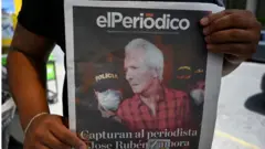 Portada de El Periódico del pasado 30 de julio, un día después del arresto de José Zamora.