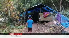 ဘေးလွတ်ရာ ရှောင်ပြေးရတဲ့ ကလေးသူငယ် ၅ သိန်းကျော်လာ