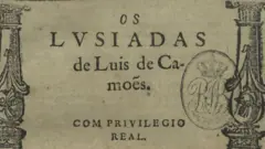 Primeira edição de 'Os Lusíadas'. Foto: Domínio público