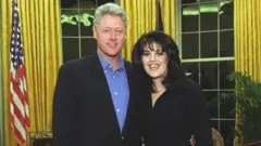 Monica Lewinsky Pirezedaant Clinton waliin