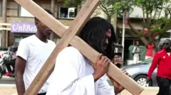 Pesin wey dress like Jesus for Nigeria