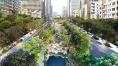 ภาพจำลองสวนสาธารณะคลองช่องนนทรี