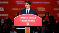 TRudeau dand discurso