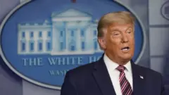 Donald Trump faz pronunciamento sobre a eleição em 5 de novembro