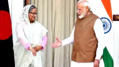 शेख़ हसीना नरेंद्र मोदी