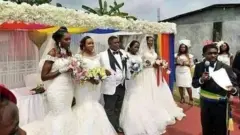 man marries four wives