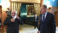 محمد جواد ظریف در مسکو با سرگئی لاروف، وزیر خارجه روسیه دیدار کرد