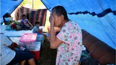 Damnificados en Honduras