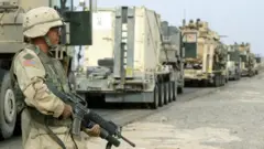 یک سرباز آمریکایی در کرکوک - عکس آرشیوی است