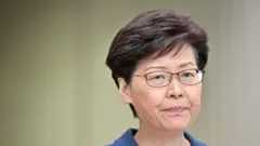 Carrie Lam, líder ejecutiva de Hong Kong.