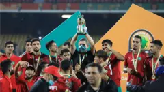 Morocco lift di 2020 Africa Nations Championship trophy