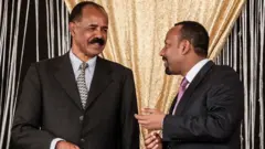 ፕረዚደንት ኢሰይያስን ቀዳማይ ሚኒስተር ኣቢይ ኣሕመድን