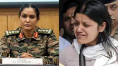 कर्नल सोफिया कुरेशी आणि हिमांशी नरवाल