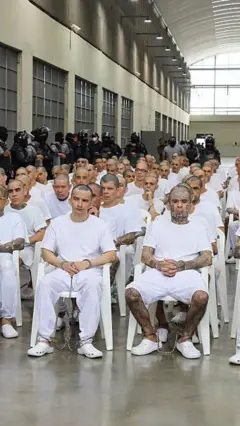 अल साल्वाडोर में एक गैंग के 486 सदस्यों का मास ट्रायल शुरू