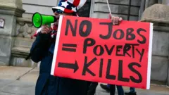 Протест против карантина в США