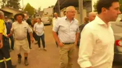 Avustralya Başbakanı Scott Morrison (sağdan ikinci)