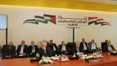 جانب من جلسات الحوار الوطني في القاهرة