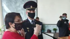 Галямина и милиционер