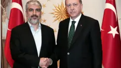 اردوغان و خالد مشعل