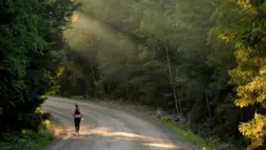 An orienteering competitor. File photo
