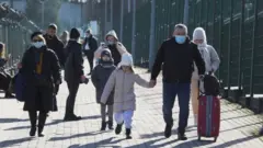 Polonya'ya gelen Ukraynalılar