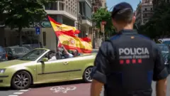 Протест против карантина в Испании
